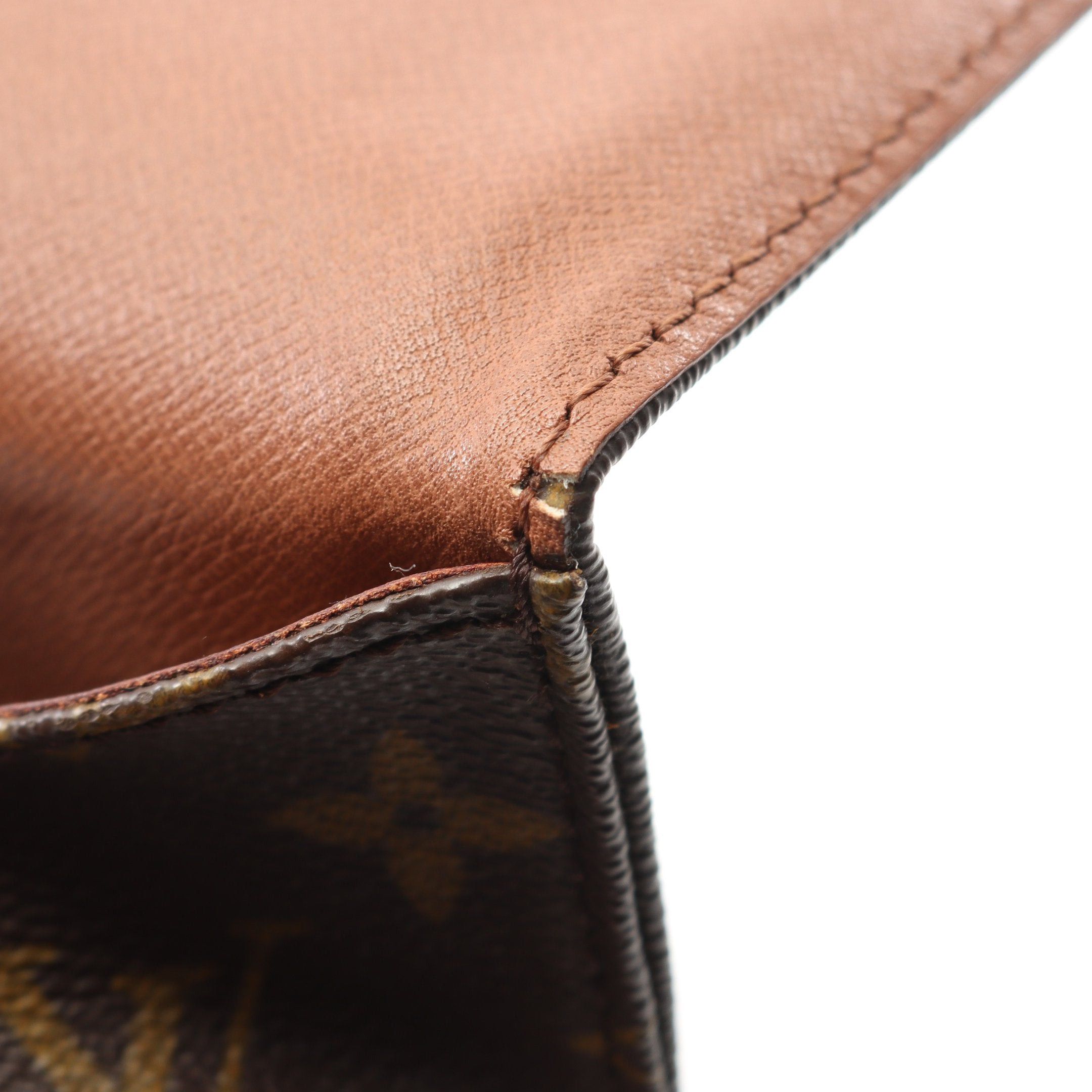 Louis Vuitton Louis Vuitton Cartesier Mm Monogram Shoulder Bag Leather Brown Size ONE SIZE - 7 Thumbnail