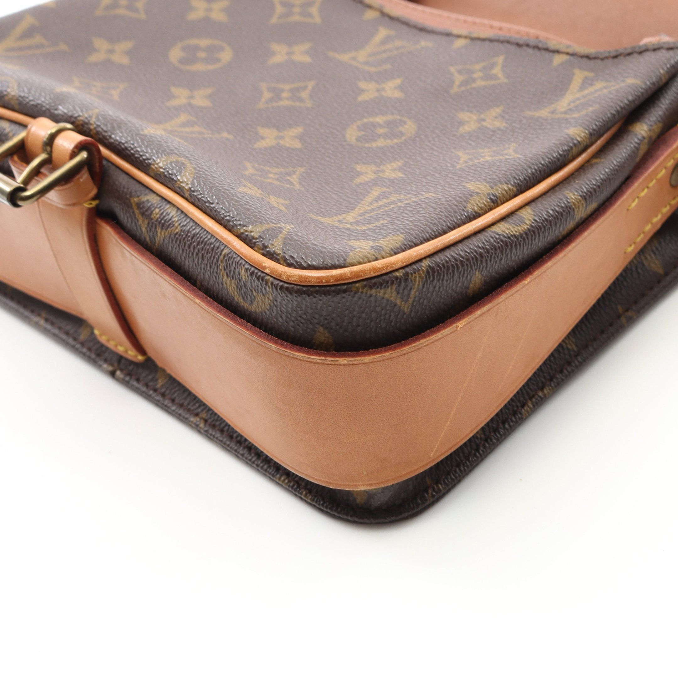 Louis Vuitton Louis Vuitton Cartesier Mm Monogram Shoulder Bag Leather Brown Size ONE SIZE - 8 Thumbnail