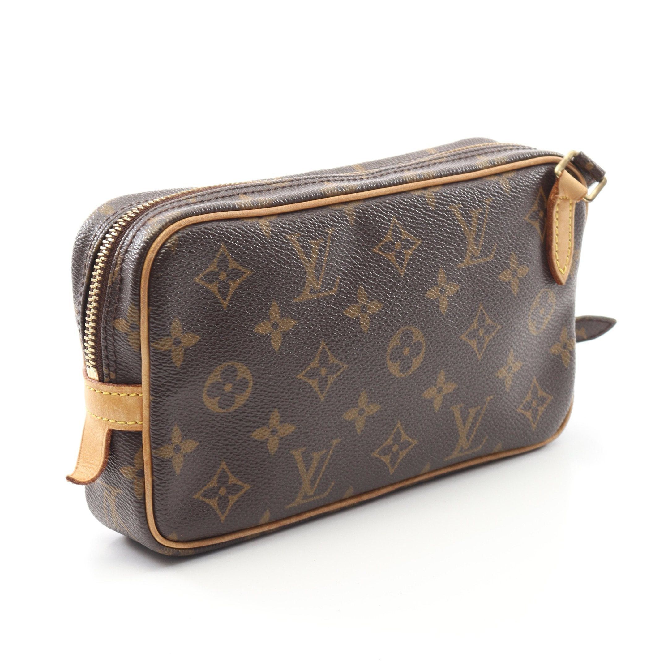 Louis Vuitton Louis Vuitton Marly Monogram Shoulder Bag Leather Brown Size ONE SIZE - 2 Thumbnail