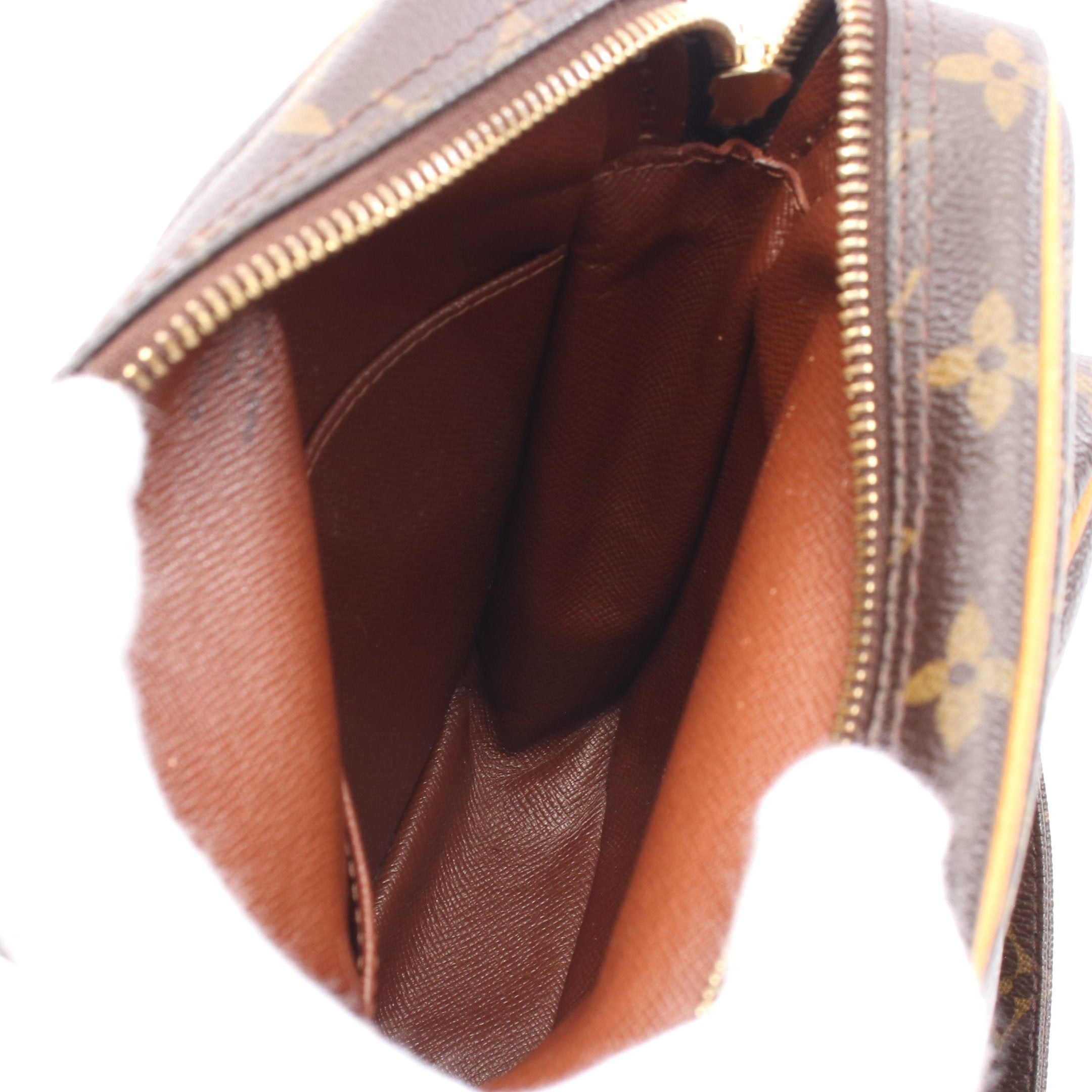 Louis Vuitton Louis Vuitton Amazon Monogram Shoulder Bag Leather Brown Size ONE SIZE - 3 Thumbnail