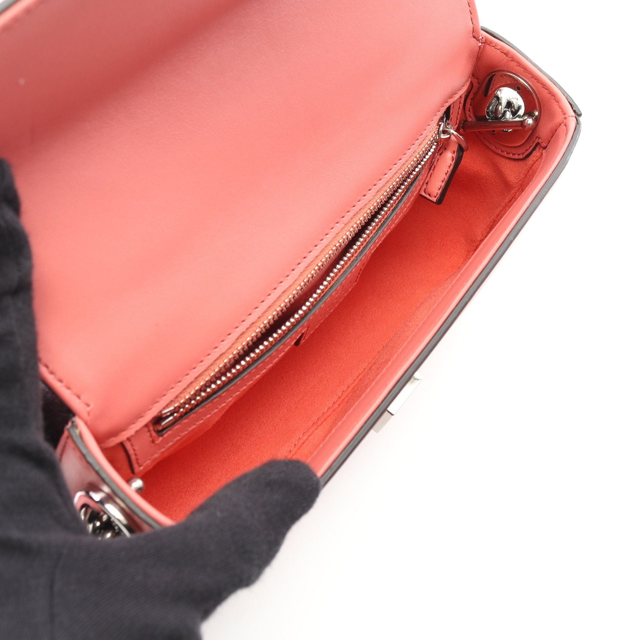 Gucci Gucci Double G Shoulder Bag Leather Pink Size ONE SIZE - 3 Thumbnail