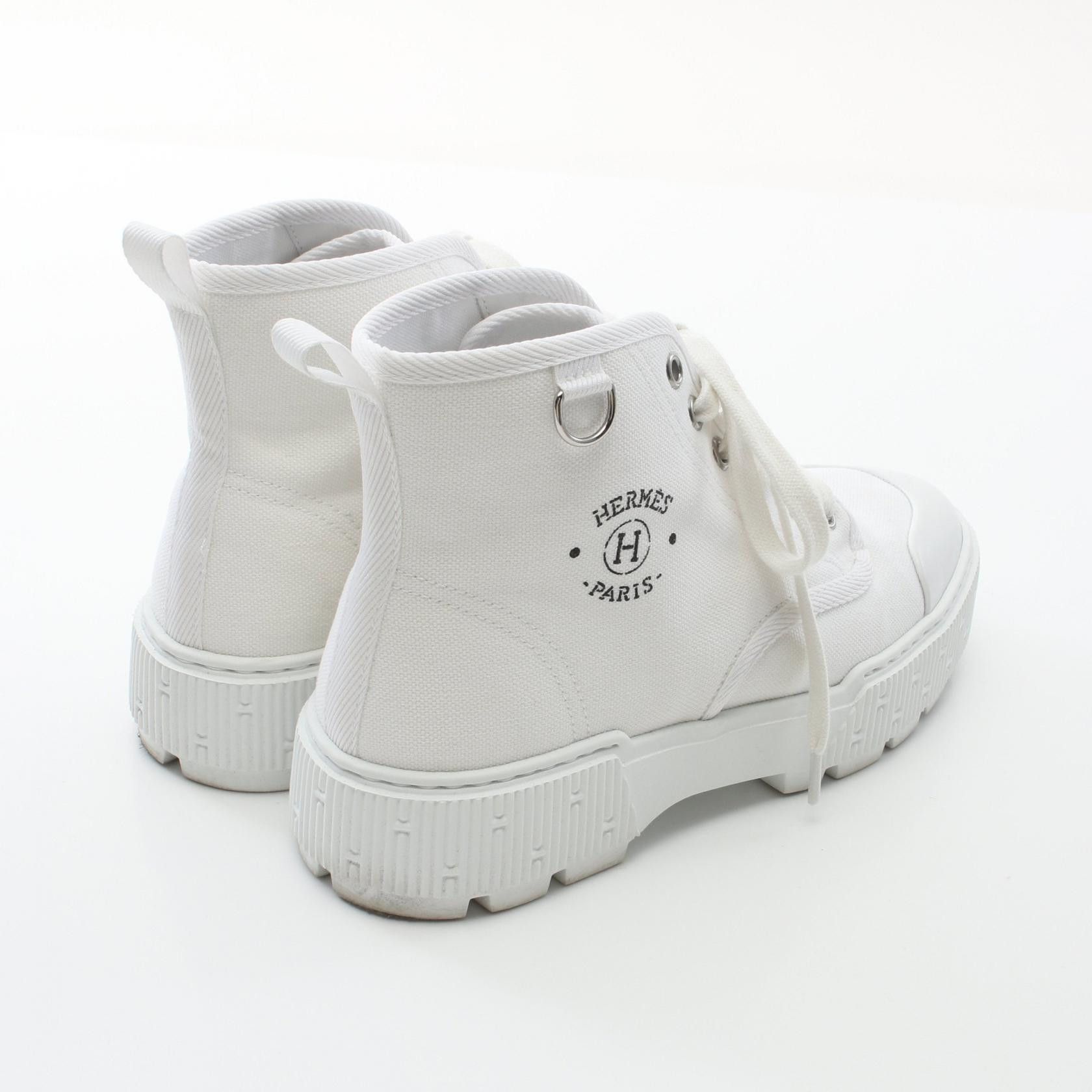 Hermes Hermes Hermes Itineraire Canvas Sneakers Canvas Shoes Size ONE SIZE - 2 Thumbnail