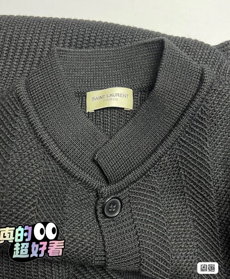 Saint Laurent Paris Saint Laurent Wool Cardigan Jacket for Men Size US M / EU 48-50 / 2 - 2 Thumbnail