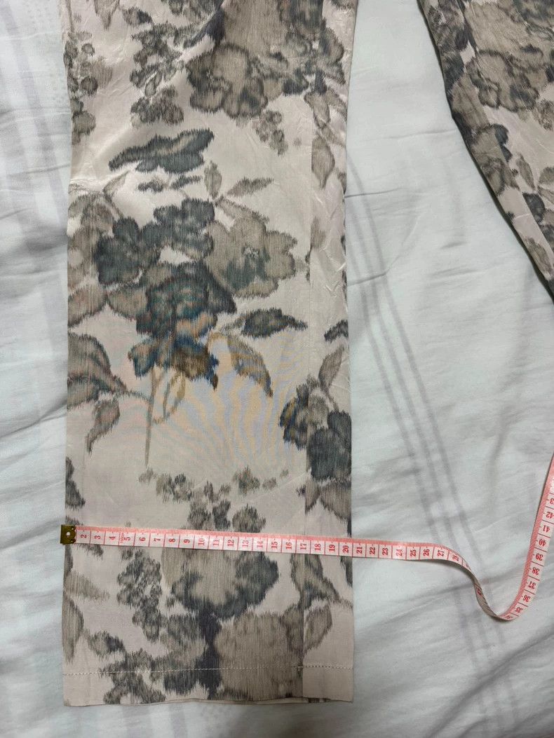 Hermes Silk Casual Pants with Drawstring