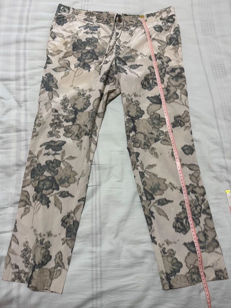 Hermes Silk Casual Pants with Drawstring