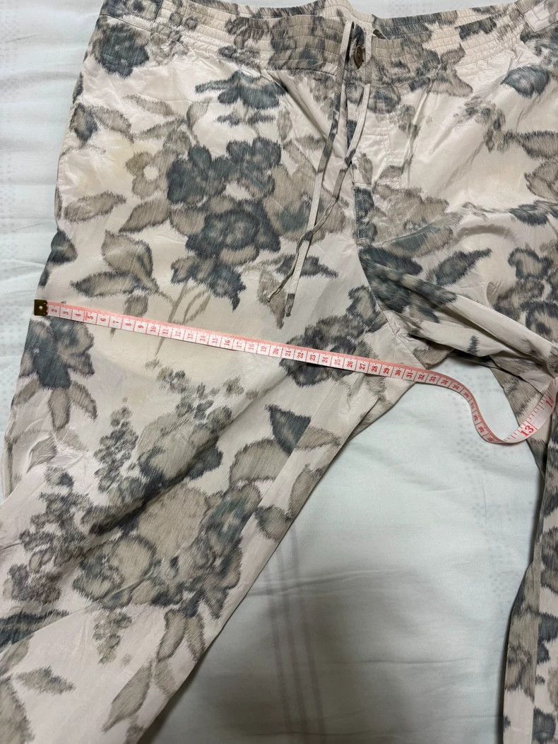 Hermes Silk Casual Pants with Drawstring
