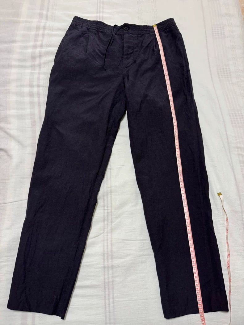 Hermes Hermes Linen Casual Pants with Drawstring Size US 42 / EU 58 - 4 Thumbnail