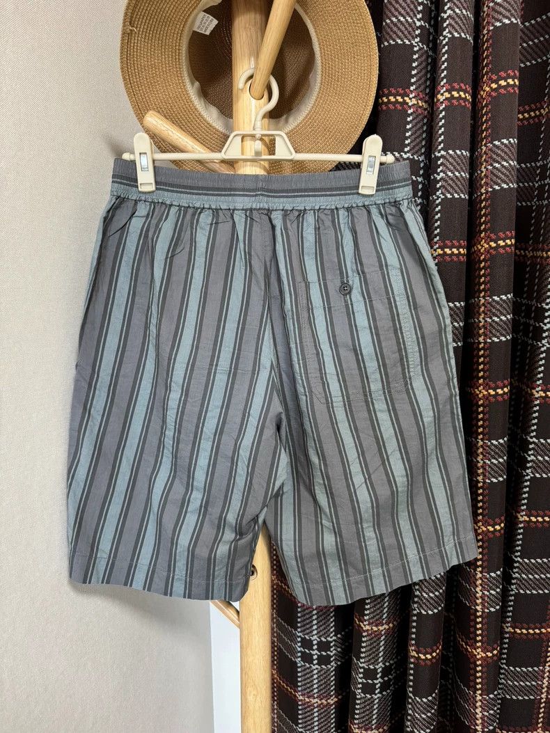 Hermes HERMES Silk Blend Striped Shorts Size 42 Size US 42 / EU 58 - 2 Thumbnail