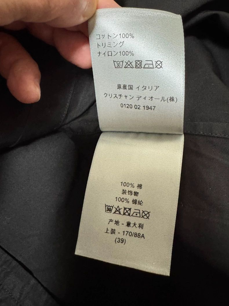 Dior DIOR Black Jacket with Unique Collar Design Size US M / EU 48-50 / 2 - 9 Thumbnail