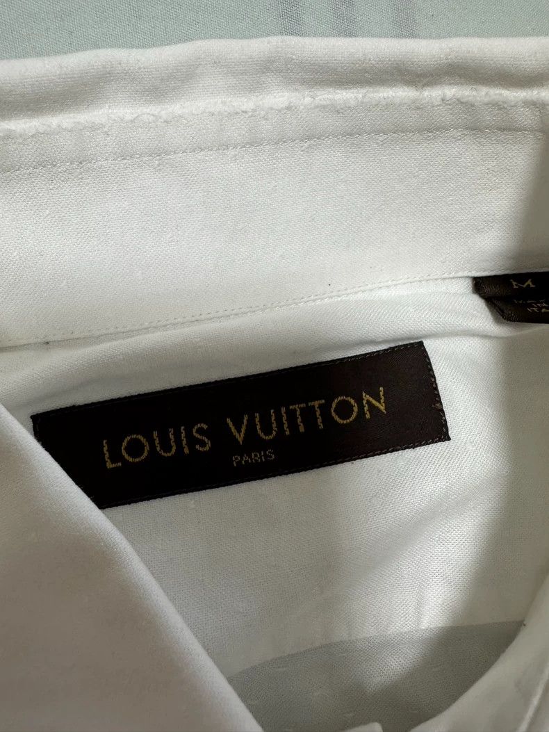 Louis Vuitton Louis Vuitton Long Sleeve White Shirt Size US M / EU 48-50 / 2 - 7 Thumbnail