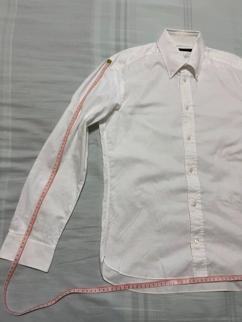 Louis Vuitton Louis Vuitton Long Sleeve White Shirt Size US M / EU 48-50 / 2 - 6 Thumbnail