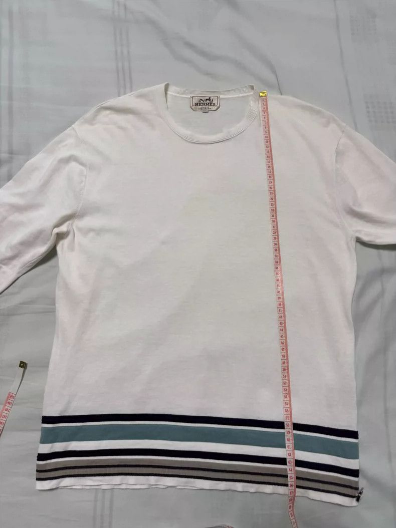 Hermes Hermes Short Sleeve Knitted T-Shirt Size S Size US S / EU 44-46 / 1 - 5 Thumbnail