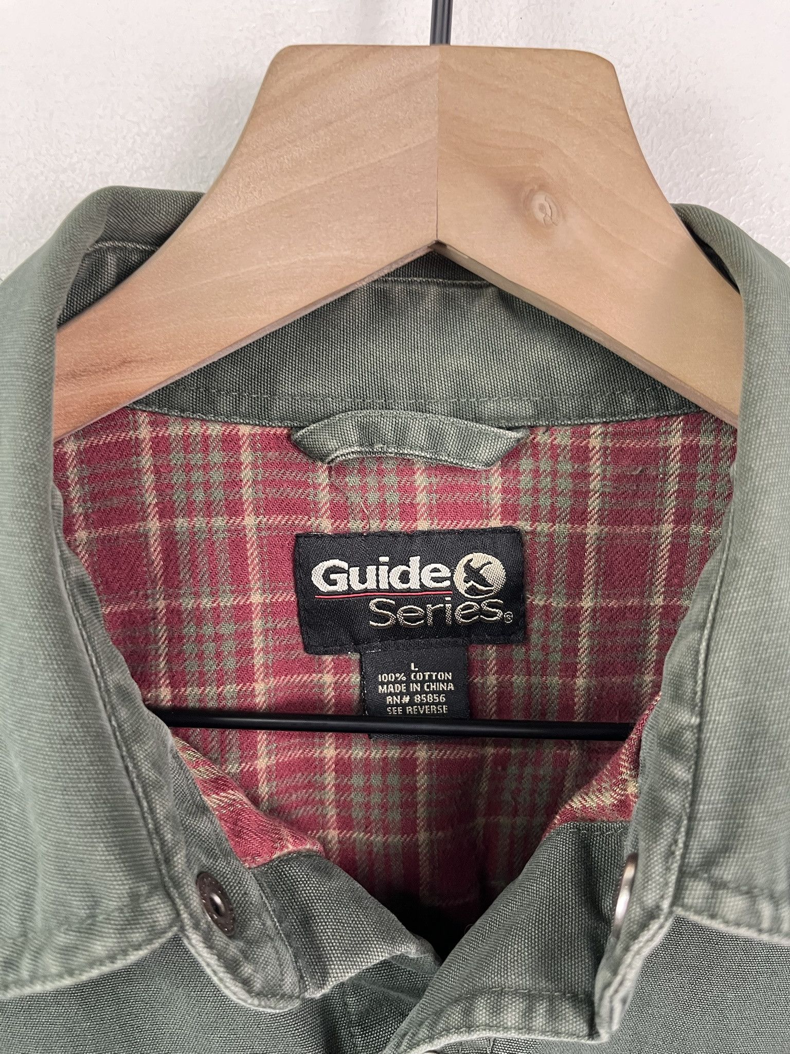 Carhartt Vintage Flannel LIend Canvas Jacket Guide Series Size US L / EU 52-54 / 3 - 2 Thumbnail