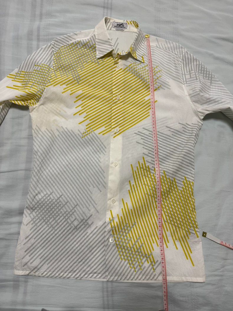 Hermes Hermes Shirt with Unique Artful Design Size US M / EU 48-50 / 2 - 5 Thumbnail
