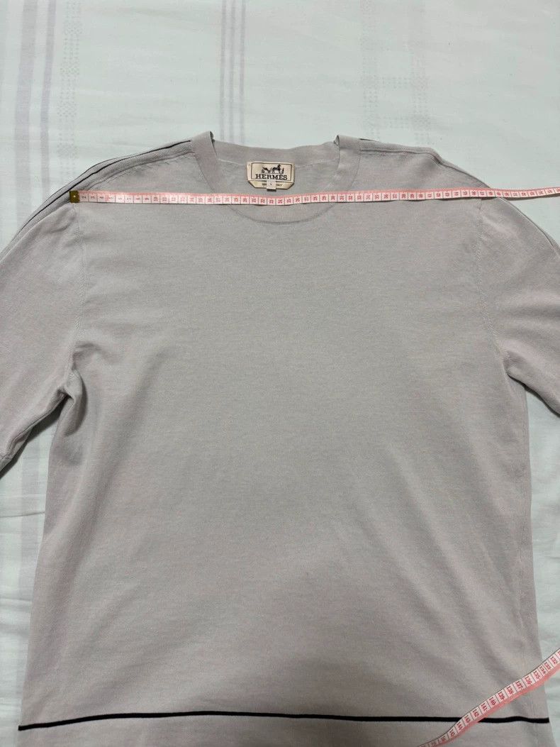 Hermes Hermes Knit Short Sleeve T-shirt Size L Size US L / EU 52-54 / 3 - 3 Thumbnail