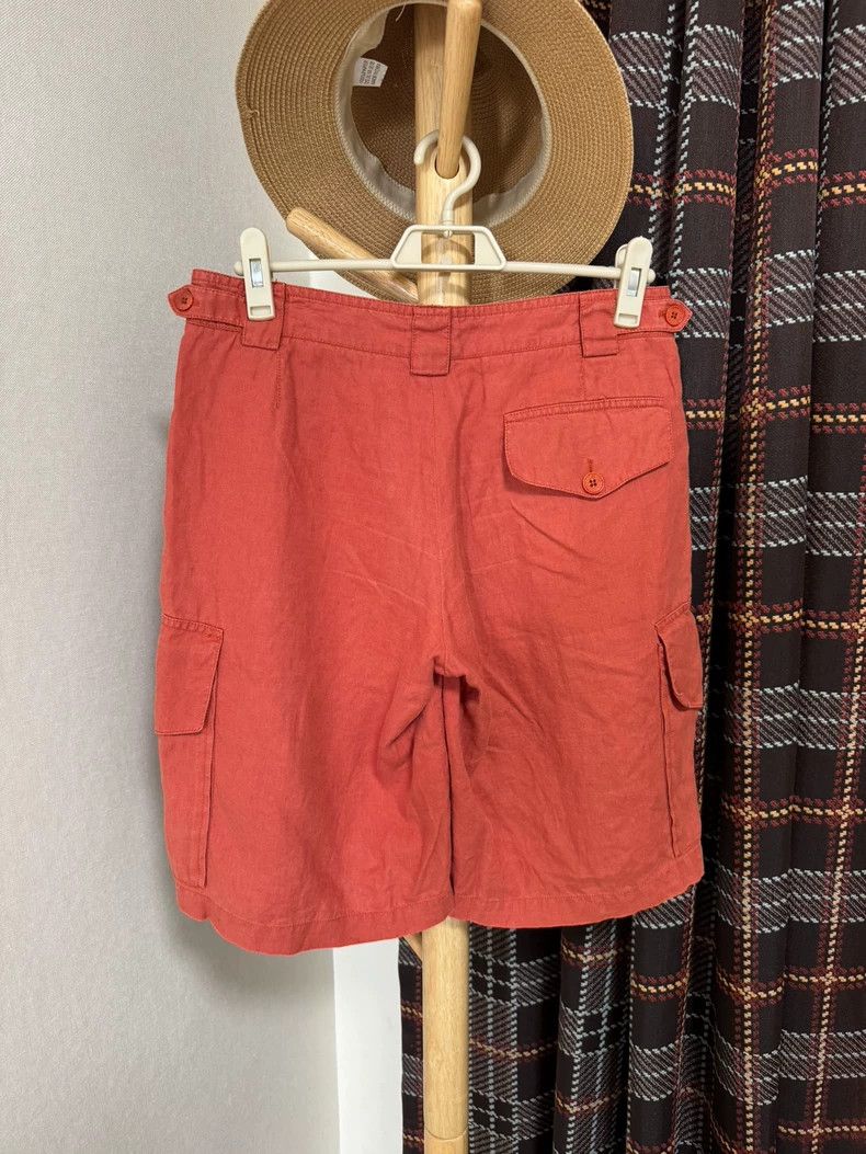 Hermes Hermes Linen Shorts in Classic Orange Color Size US 38 / EU 54 - 2 Thumbnail