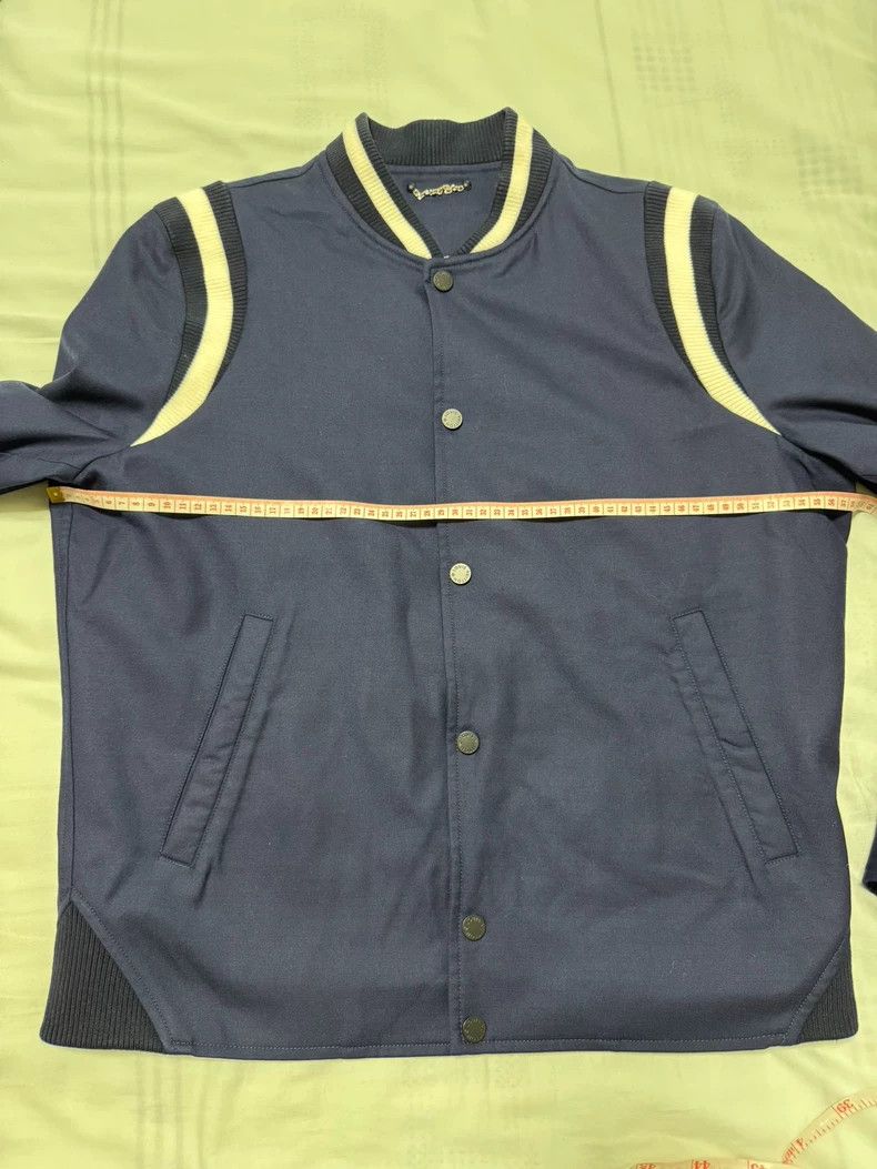 Louis Vuitton Louis Vuitton Blue Wool Jacket with Embroidery Size US M / EU 48-50 / 2 - 4 Thumbnail