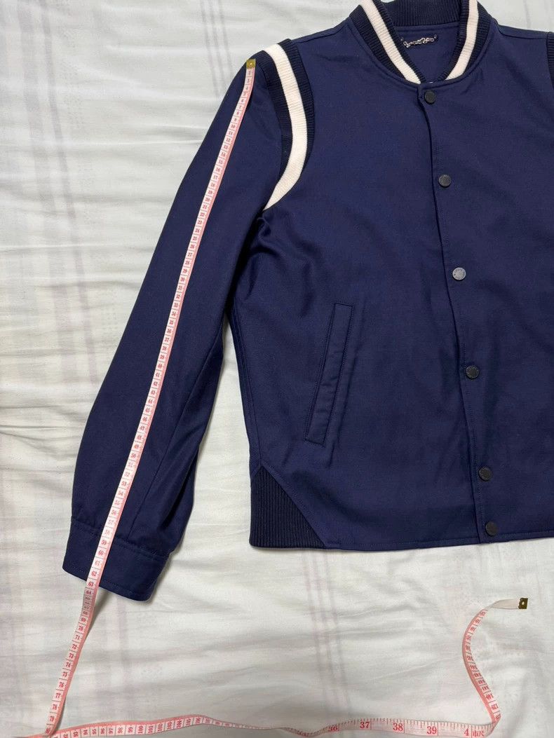 Louis Vuitton Louis Vuitton Blue Wool Jacket with Embroidery Size US M / EU 48-50 / 2 - 6 Thumbnail