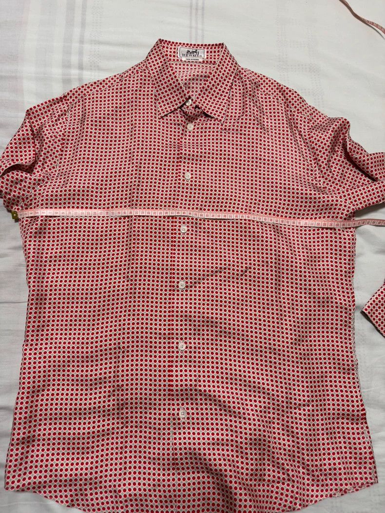 Hermes Hermes Silk Shirt with Unique Design Size US L / EU 52-54 / 3 - 4 Thumbnail