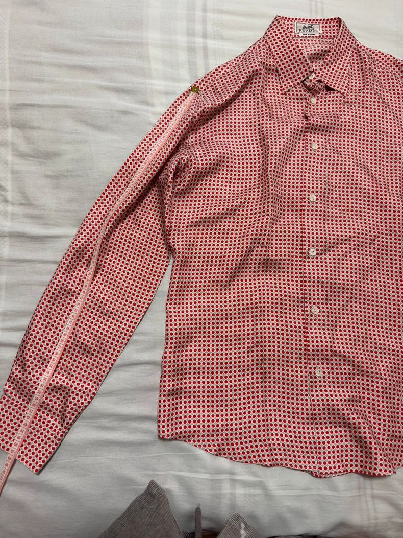 Hermes Hermes Silk Shirt with Unique Design Size US L / EU 52-54 / 3 - 6 Thumbnail
