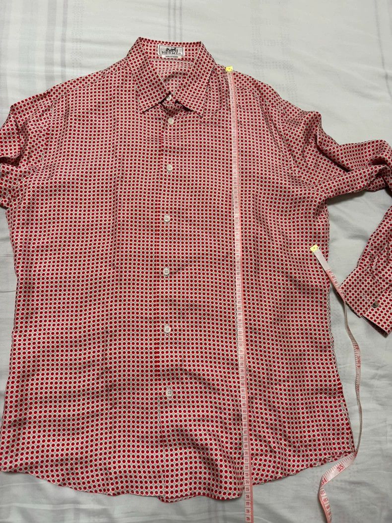 Hermes Hermes Silk Shirt with Unique Design Size US L / EU 52-54 / 3 - 5 Thumbnail