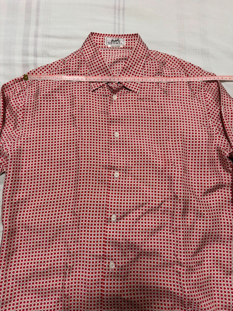 Hermes Hermes Silk Shirt with Unique Design Size US L / EU 52-54 / 3 - 3 Thumbnail