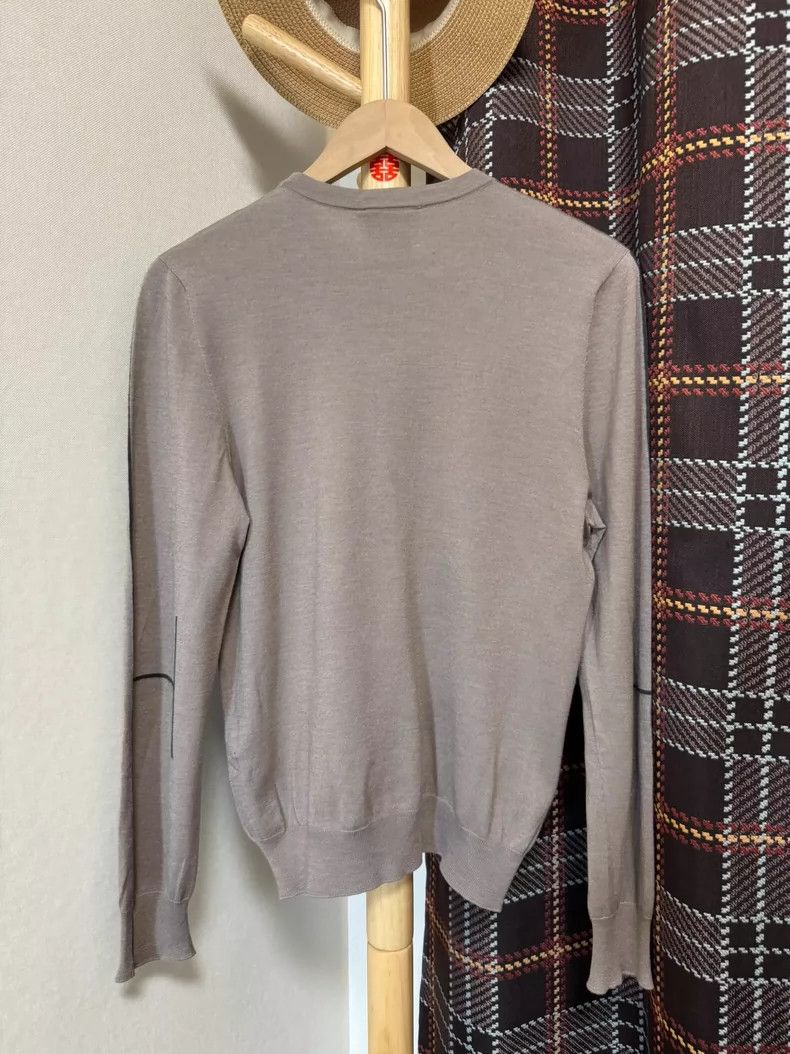 Hermes Hermes Cashmere Sweater in Elegant Light Gray Size US M / EU 48-50 / 2 - 2 Thumbnail