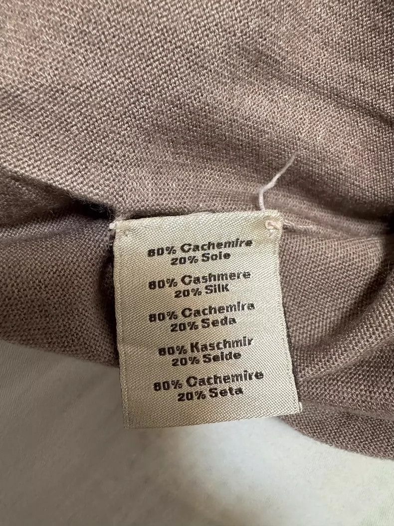 Hermes Hermes Cashmere Sweater in Elegant Light Gray Size US M / EU 48-50 / 2 - 8 Thumbnail