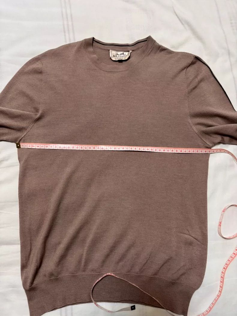 Hermes Hermes Cashmere Sweater in Elegant Light Gray Size US M / EU 48-50 / 2 - 4 Thumbnail