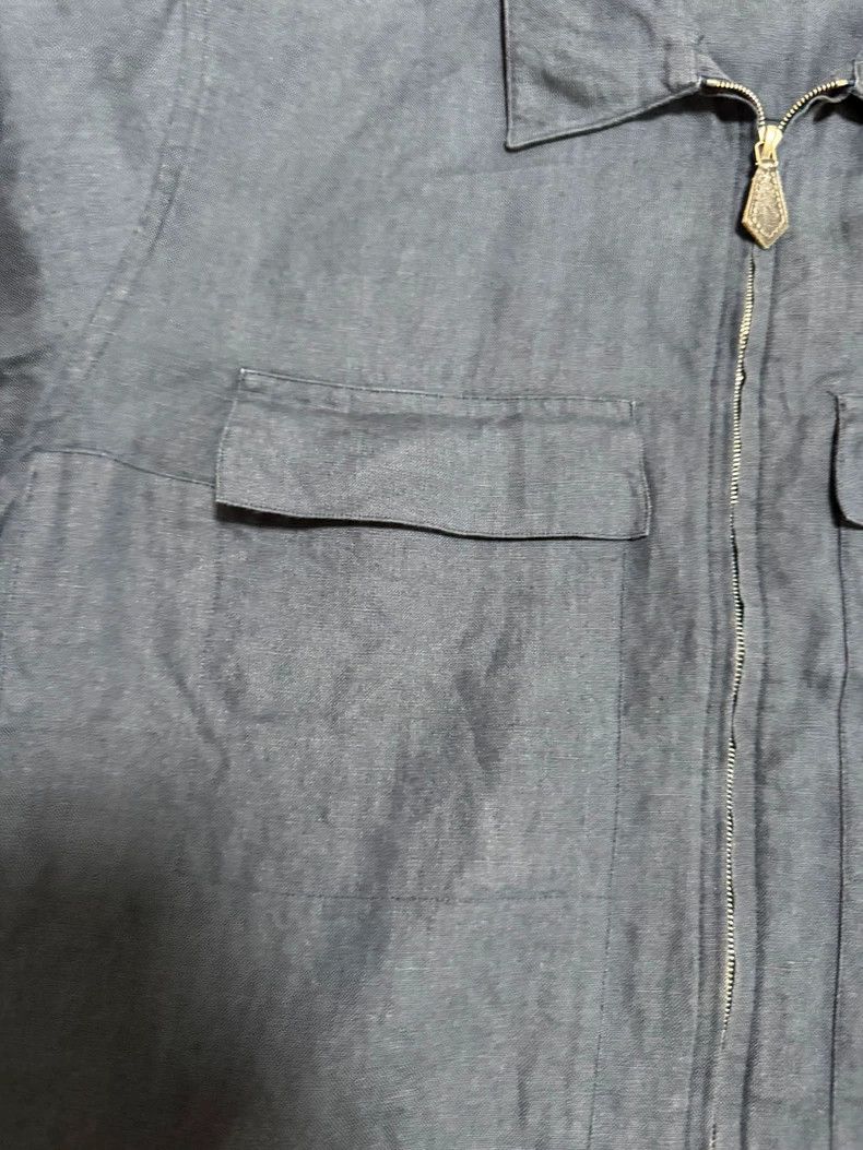 Hermes Hermes Linen Jacket Fashionable and Comfortable Size US L / EU 52-54 / 3 - 8 Thumbnail