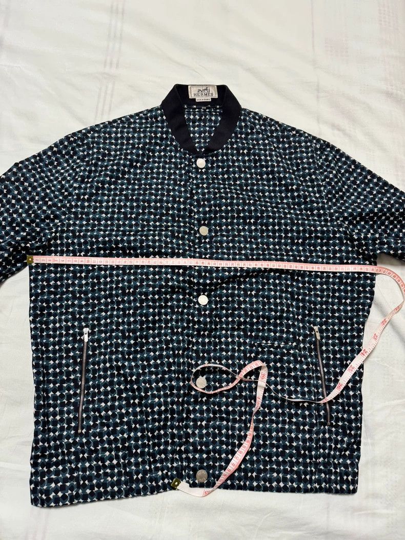Hermes Hermes Short Sleeve Jacket Shirt Size US L / EU 52-54 / 3 - 4 Thumbnail