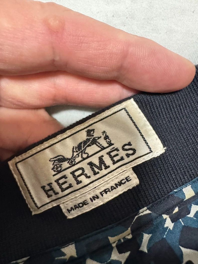 Hermes Hermes Short Sleeve Jacket Shirt Size US L / EU 52-54 / 3 - 6 Thumbnail