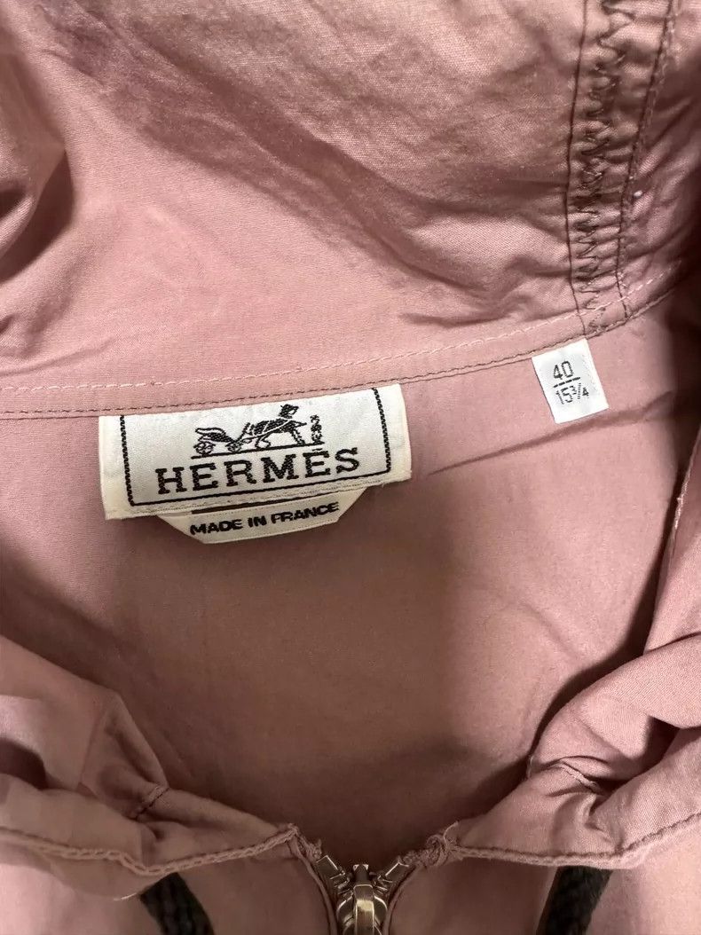 Hermes Hermes Short Sleeve Jacket with Hood Size US L / EU 52-54 / 3 - 6 Thumbnail