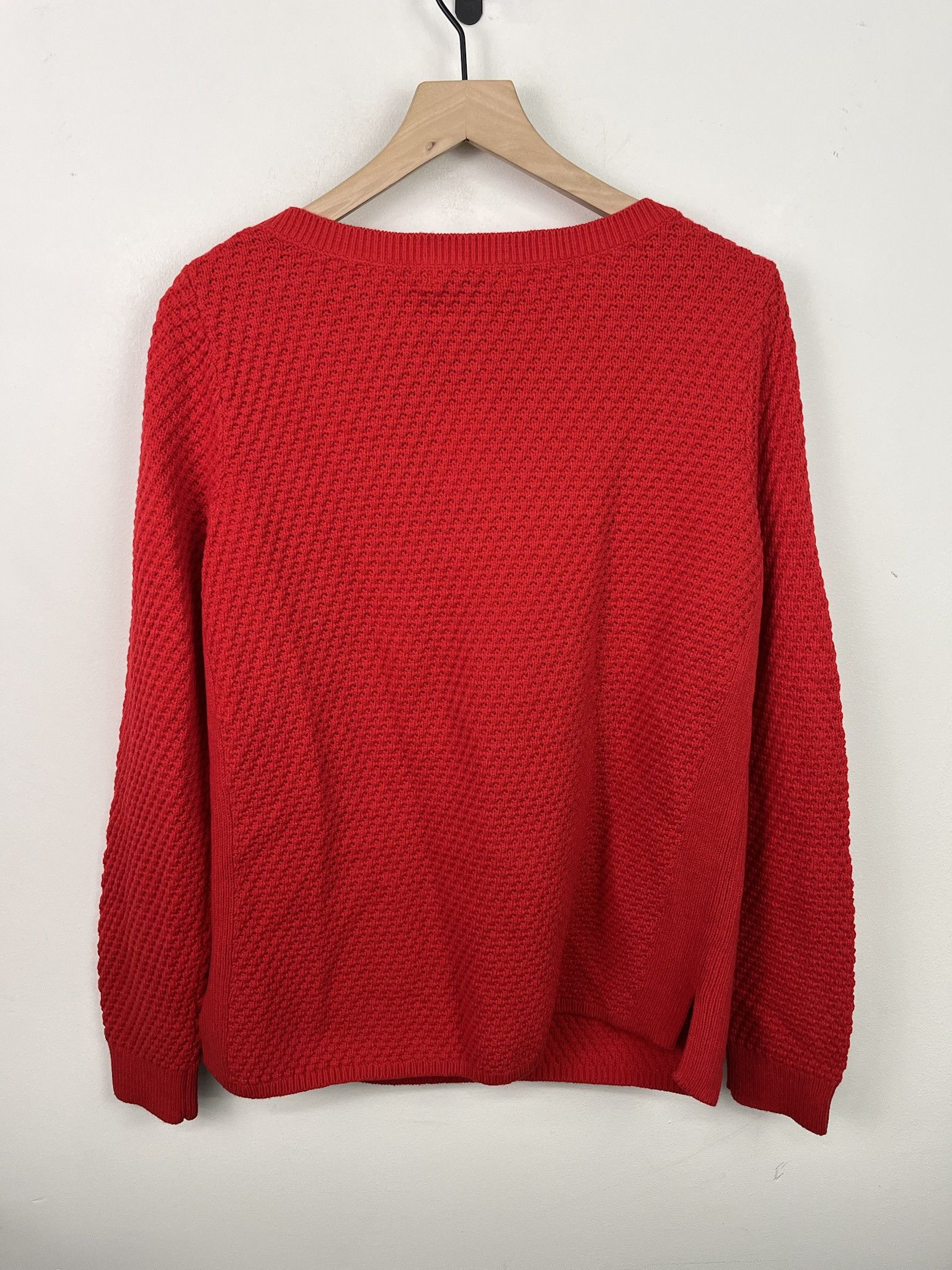 Vintage Vintatge Deadstock NWT Lands End Red Knti Swaeter Size L Size US L / EU 52-54 / 3 - 3 Thumbnail