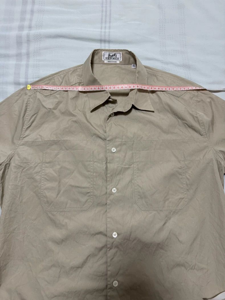 Hermes Hermes Casual Short Sleeve Shirt Jacket Size US L / EU 52-54 / 3 - 3 Thumbnail