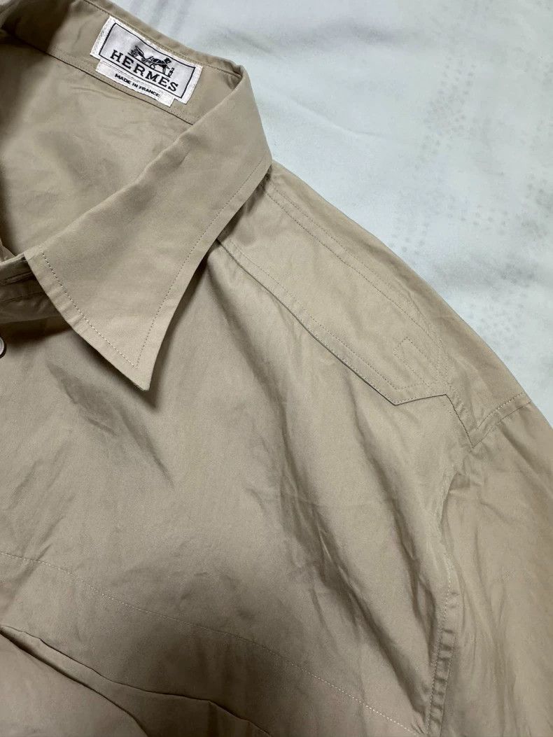 Hermes Hermes Casual Short Sleeve Shirt Jacket Size US L / EU 52-54 / 3 - 9 Thumbnail