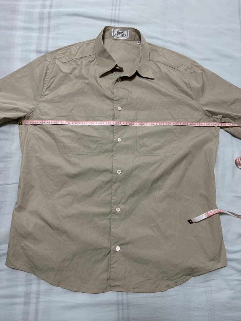 Hermes Hermes Casual Short Sleeve Shirt Jacket Size US L / EU 52-54 / 3 - 4 Thumbnail