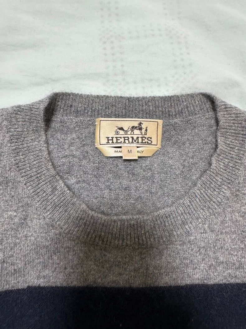 Hermes Hermes Cashmere Short Sleeve Knit Top Size US M / EU 48-50 / 2 - 6 Thumbnail