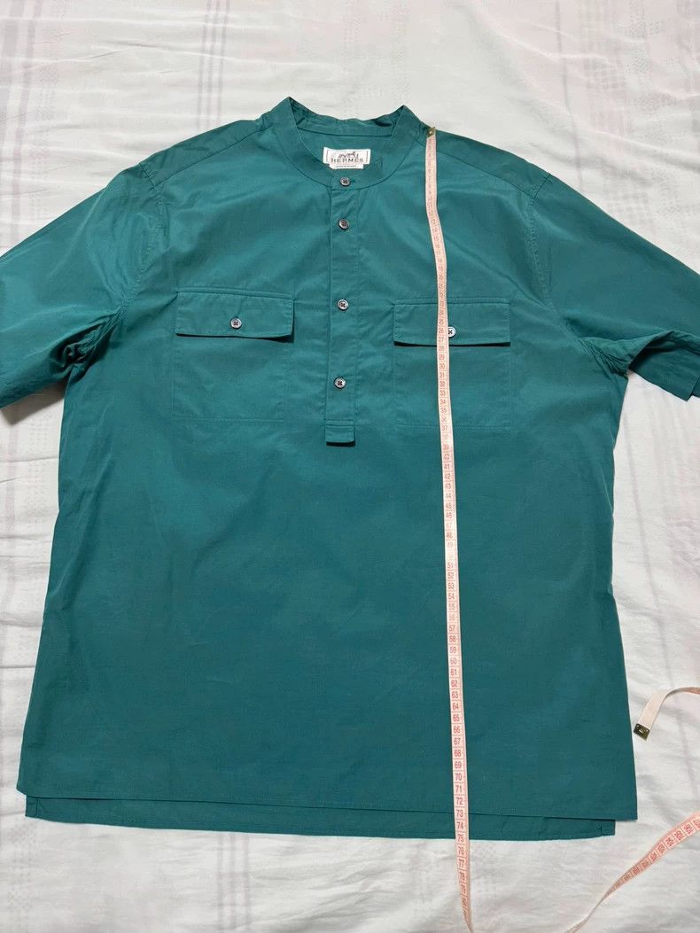 Hermes Hermes Short Sleeve Jacket Shirt Size US L / EU 52-54 / 3 - 5 Thumbnail