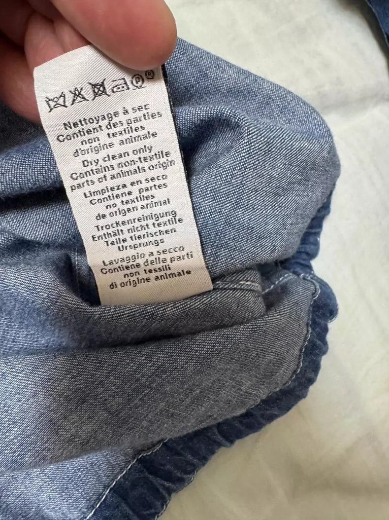 Hermes Hermes Jacket Shirt in Blue Denim Size US L / EU 52-54 / 3 - 9 Thumbnail