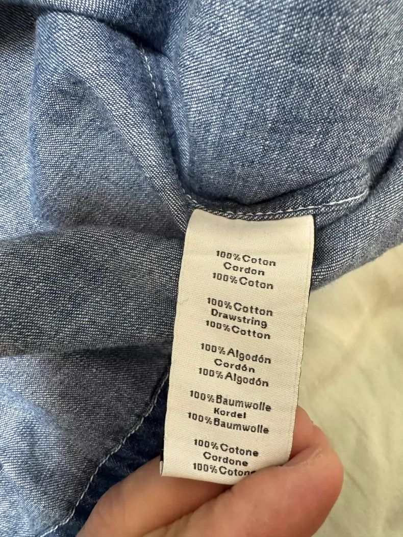 Hermes Hermes Jacket Shirt in Blue Denim Size US L / EU 52-54 / 3 - 8 Thumbnail