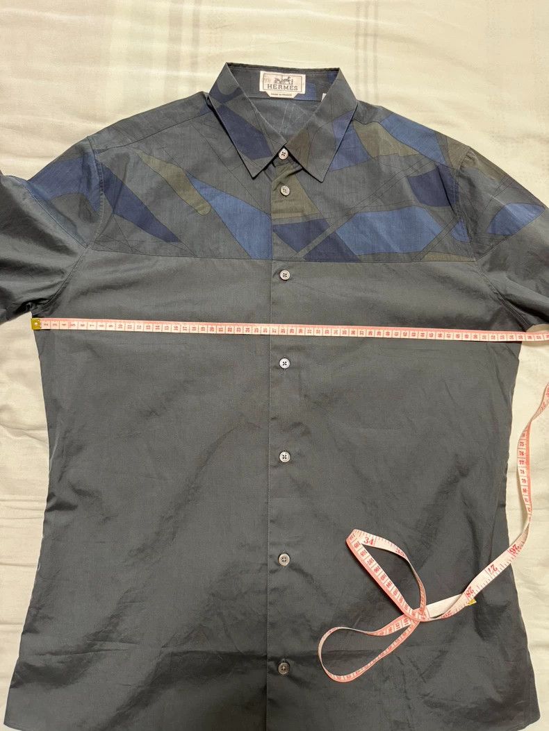 Hermes Hermes Shirt in Unique Colorway, Size 40 Size US L / EU 52-54 / 3 - 4 Thumbnail