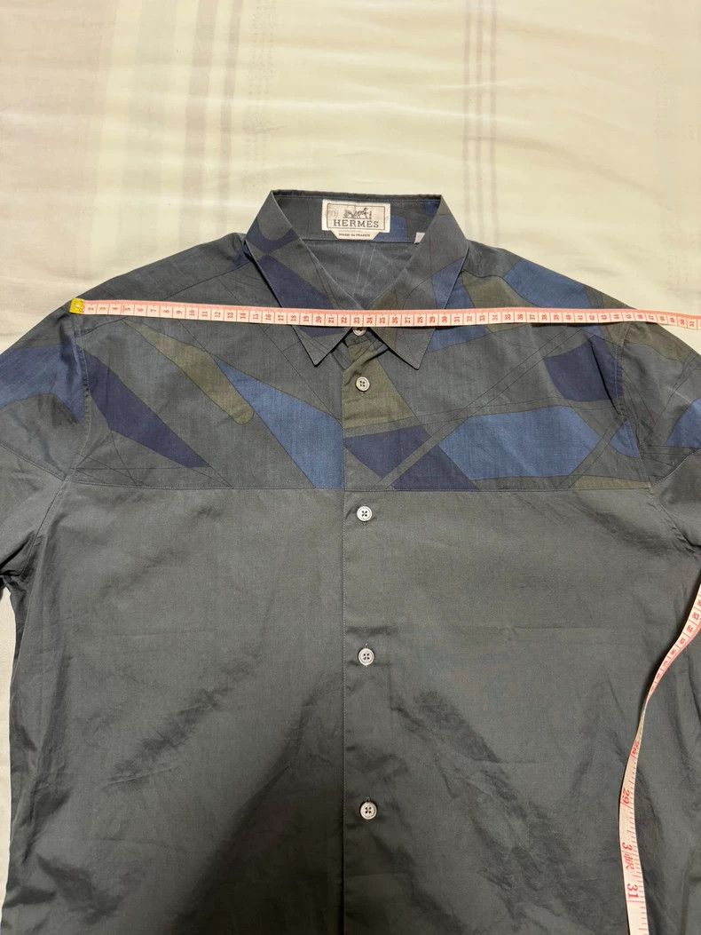 Hermes Hermes Shirt in Unique Colorway, Size 40 Size US L / EU 52-54 / 3 - 3 Thumbnail