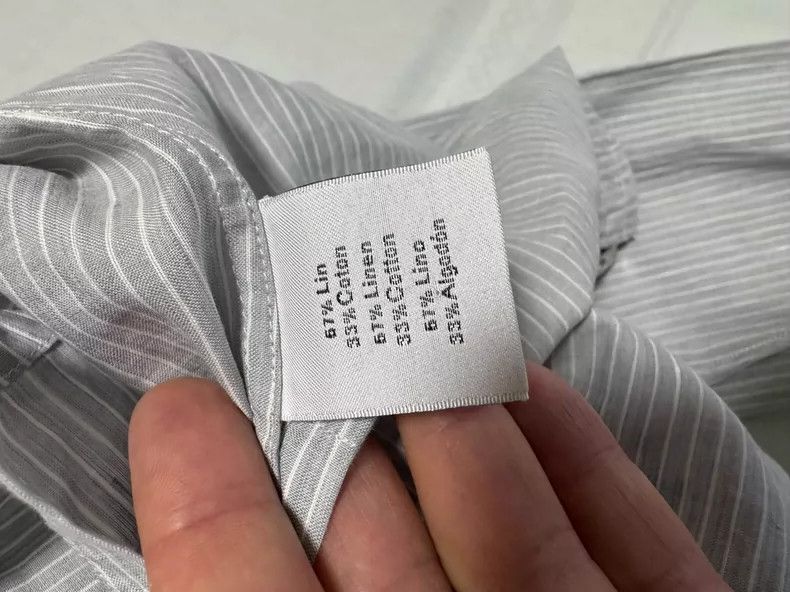 Hermes Hermes Linen Shirt Jacket with Stripes Size US M / EU 48-50 / 2 - 8 Thumbnail