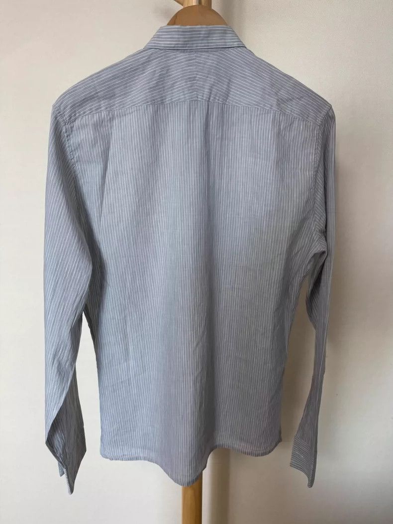 Hermes Hermes Linen Shirt Jacket with Stripes Size US M / EU 48-50 / 2 - 2 Thumbnail