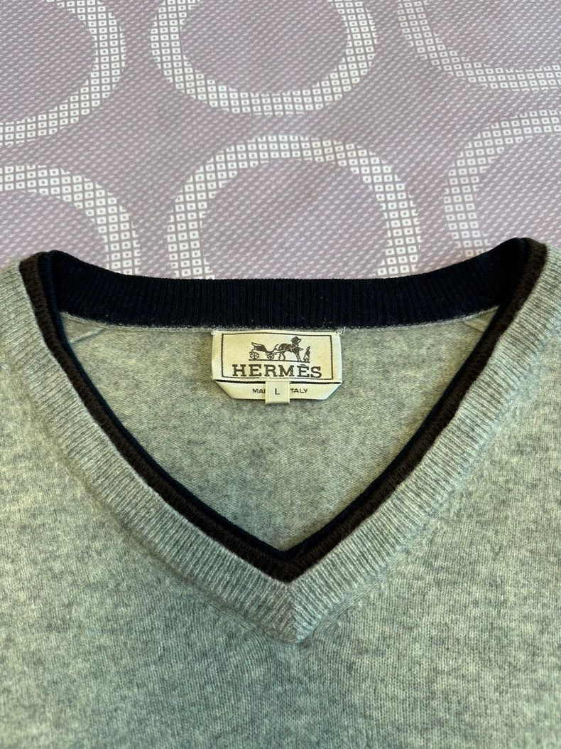 Hermes Hermes Cashmere Sweater for Men Size L Size US M / EU 48-50 / 2 - 2 Thumbnail