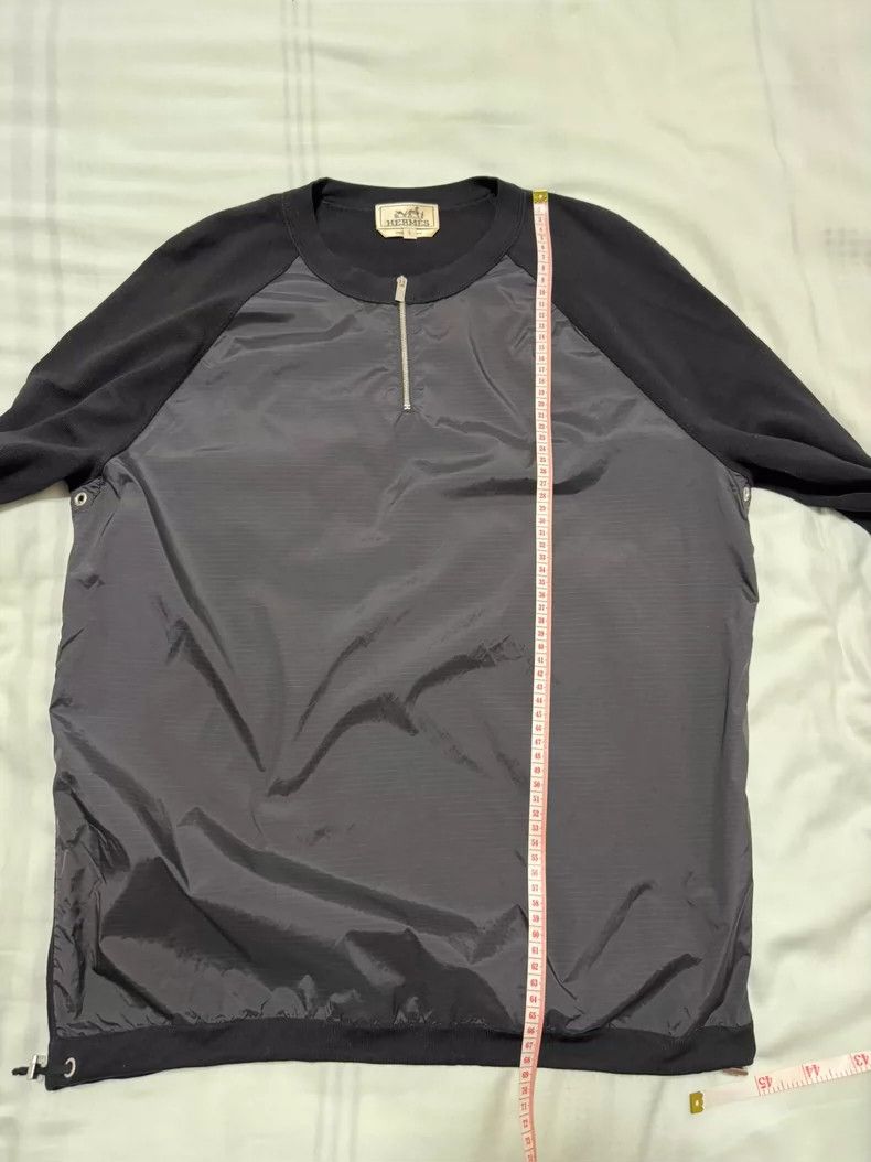 Hermes Hermes Long Sleeve Jacket with Drawstring Hem Size US L / EU 52-54 / 3 - 4 Thumbnail