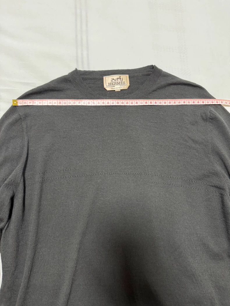 Hermes Hermes Wool Sweater in Stylish Gray Color Size US L / EU 52-54 / 3 - 3 Thumbnail