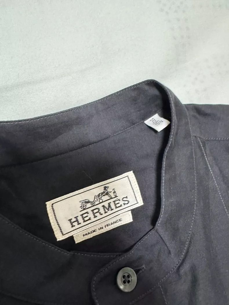 Hermes Hermes Silk Shirt with Unique Design Size US M / EU 48-50 / 2 - 7 Thumbnail