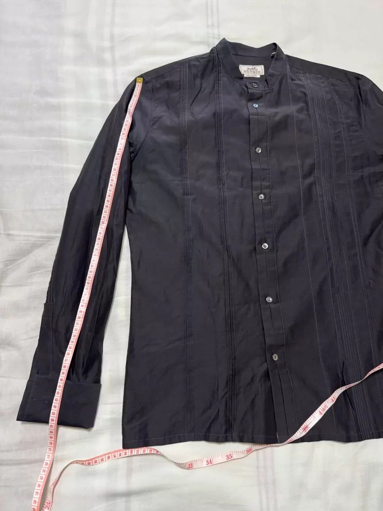 Hermes Hermes Silk Shirt with Unique Design Size US M / EU 48-50 / 2 - 6 Thumbnail